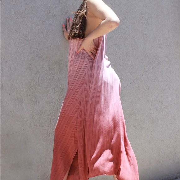 Maxi Dress Tie Dye Rose Pink NWT Size M - Picture 4 of 8